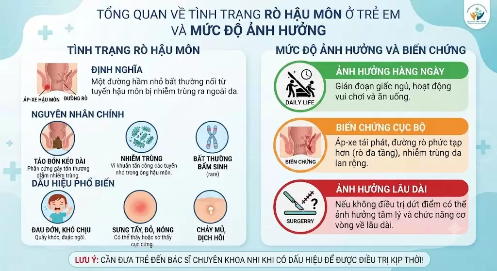 Rò Hậu Môn Ở Trẻ Em: Nguyên Nhân, Dấu Hiệu Nhận Biết Và Giải Pháp Chăm Sóc An Toàn
