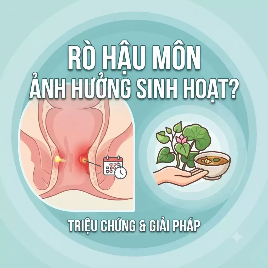 Rò hậu môn có ảnh hưởng sinh hoạt không