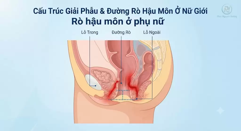 Rò hậu môn ở phụ nữ