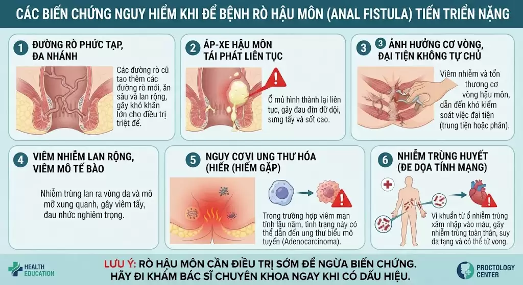 Rò Hậu Môn Tiến Triển Như Thế Nào? Các Giai Đoạn Phát Triển Từ Khởi Phát Đến Nặng